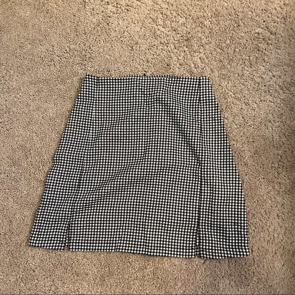brandy melville plaid mini skirt